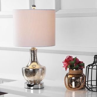 Jonathan Y Designs Colette 20 Mini Glass Table Lamp (Set of 2)