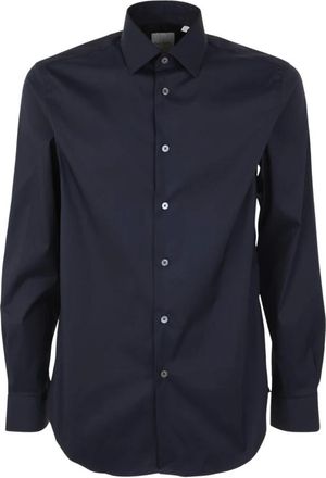 Paul Smith Overhemden, Heren, Blauw, L, Katoen, M1R.800P3.H00051 Tailored Fit Shirt