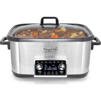 MegaChef 8 Quart 12-in-1 Deluxe Multi Cooker with Sous Vide and Multi-Functions in Grey at Nordstrom