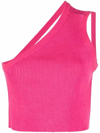 Jacquemus Asymmetrische top - Roze