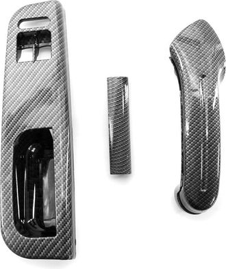 OEM 3 Piezas 1999-2005 Volkswagen Golf Mk4 2 Juegos De Deflectores De Manija De Puerta Interior De Fibra De Carbono Piezas De Repuesto