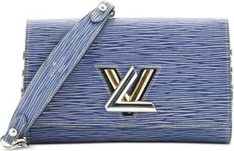 Louis Vuitton Twist Chain Wallet Epi Leather crossbody bag - Blauw