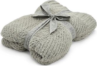 Barefoot Dreams Cozy Shine Herringbone Blanket Blankets Wave, Polyester