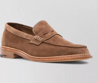 Trickers sonny loafer round toe suede detailing