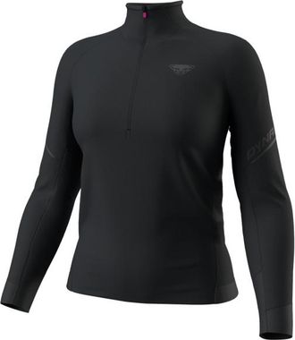 Dynafit Alpine L/S 1/2 Zip Tee Longsleeve f&uuml;r Damen | schwarz
