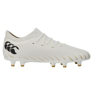 Canterbury Of New Zealand Unisex Adult Speed Falcon Pro Firm Ground Rugby Boots (White) - Size UK 10.5