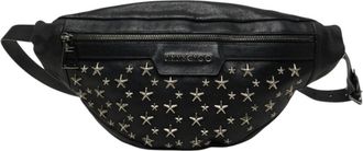 Jimmy Choo London Black Leather Sling Bag (Pre-Owned)