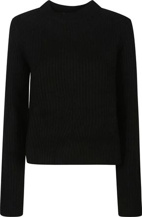 Loulou Studio Cashmere Knitwear, female, Black, Size: M Cosmo Knit Sweater