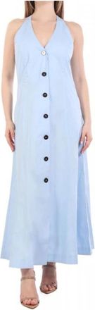 Marella Jurken > Dagsjurken > Maxi-jurken - Dames - Maxi kleedjes - Blauw - M - Kleedjes