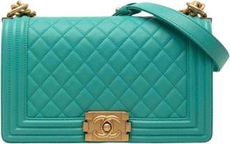 Chanel Pre-owned Boy Flap Shoulder Bag - - Pre-owned - Donna - Blu - ONE SIZE