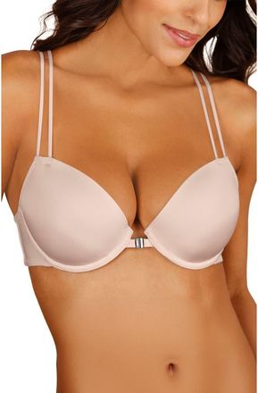 Lascana Strappy Heart Push Up Bra in Rose at Nordstrom, Size 38B