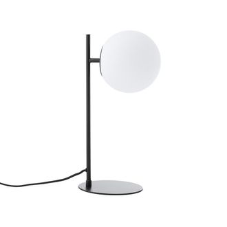 La Redoute Interieurs Tafellamp in metaal en opaline glas, Atea