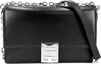 Givenchy Pre-owned Shoulder Bag - Dames - Vintage Schoudertas - Zwart - ONE Size - Leer - Vintage