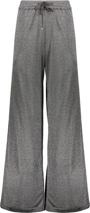 Herno Wijde broek - Dames - Wijde Broeken - Grijs - XS - Polyester - Broeken