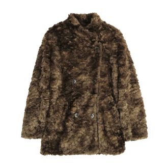 Isabel Marant Jya Jas - Dames - Jassen - Bruin - Maat: XS Leer