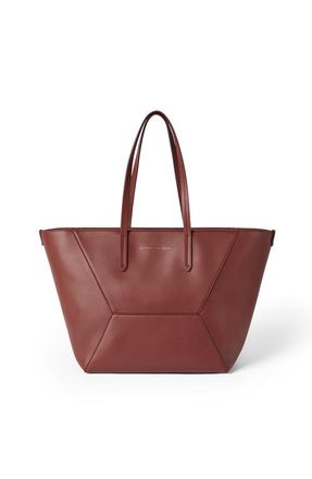 Brunello Cucinelli Calfskin BC Duo bag in Red at Nordstrom