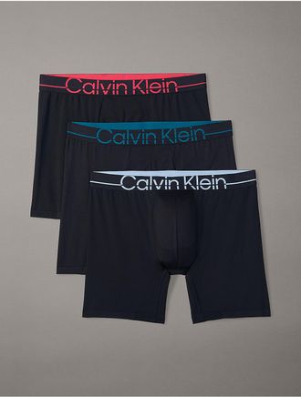 Calvin Klein Mens Calvin Klein Pro Fit 3-Pack Long Boxer Brief - Multi - XL