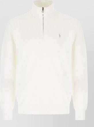 Polo Ralph Lauren cotton sweater straight cut cuffs and hem