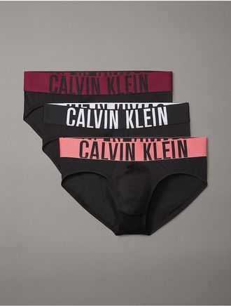 Calvin Klein Mens Intense Power Micro 3-Pack Hip Brief - Multi - XL