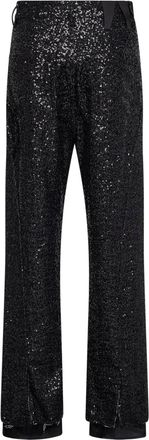 Darkpark Womens Jeans Sienna Black Sequin Denim Cotton