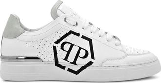 Philipp Plein White Leather Sneaker