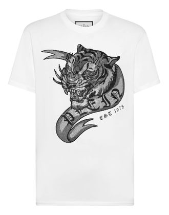 Philipp Plein T-Shirt Ronde Hals Tattoo