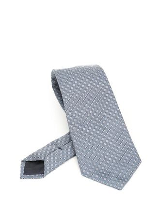 Giorgio Armani Silk Tie Ties And Bow Ties Blu-Uomo