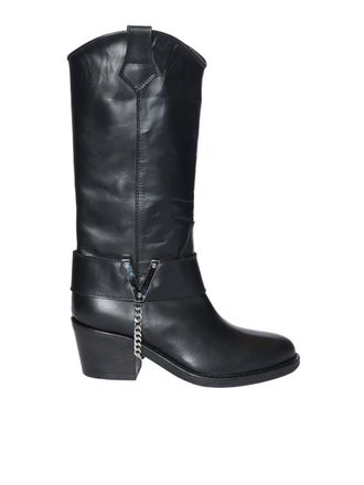ロングブーツ VIA ROMA 15 FW24 BOOTS (4216 MALIBUNERO) VIA ROMA 15 - Boots 4216 - Malibu Black