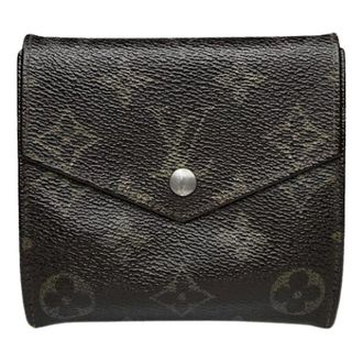 Louis Vuitton Pre-owned Wallets, female, Brown, Size: ONE SIZE Pre-owned Vintage Leather Wallet
