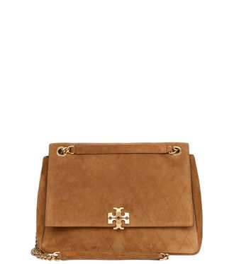 Tory Burch Brown Charlie Medium Shoulder Bag
