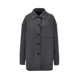 Prada Cashwool and Re-Nylon reversible overshirt Woman 38
