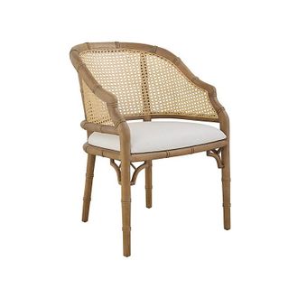 Ballard Designs Anna Cane Dining Chair - Natural Oak - Ballard Designs