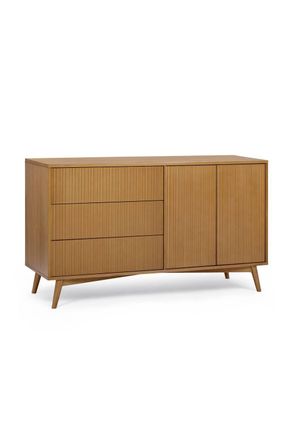 Teamson Home Tremolo Wooden Sideboard 3 Drawers 2 Doors in Natural