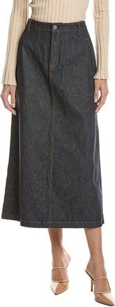 Theory Maxi Denim Skirt