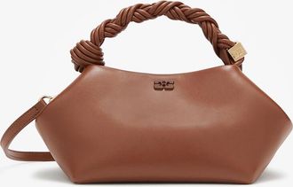 Ganni Sorrel Horse Small Bou Bag in Brown