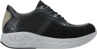 Wolky Bounce Sneaker - Dames - Schoenen - Zwart - Maat: 40 EU Zijde