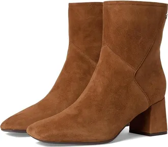 Naturalizer Christine Dress Bootie Womens Boots Dark Chestnut Brown Suede : 5.5 M (B), Leather