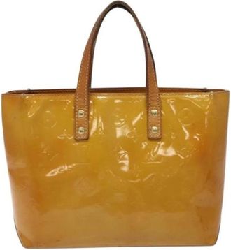 Louis Vuitton Tweedehands leren Louis Vuitton tassen - Dames - Vintage Shopper - Beige - ONE Size - Leer - Vintage