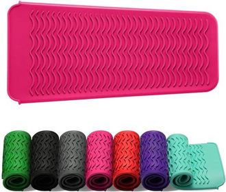 OEM Funda De Silicona Resistente Al Calor Para Plancha, Rizador Y Herramientas De Peinado Calientes (1 Unidad, Rosa Brillante)