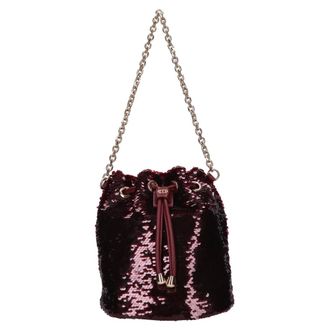 La Carrie Bolso saco con lentejuelas - Bags - Mujer - Marr&oacute;n - ONE SIZE