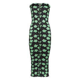 Amy Crookes Midi-jurk met bloemenprint - Dames - Casual kleedjes - Veelkleurig - XS - Polyester - Kleedjes