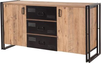 Concept Usine Aparador industrial con puertas y cajones