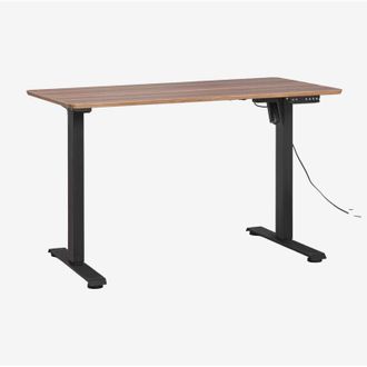 Sklum Scrivania rettangolare elettrica regolabile in altezza con funzione memoria in legno e ferro Serpi SKLUM