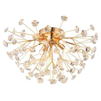 Globo Lighting Globo - Plaf&oacute;n - Katrina - Dorado - Vidrio - &Oslash; 45cm - G9 - 64135d