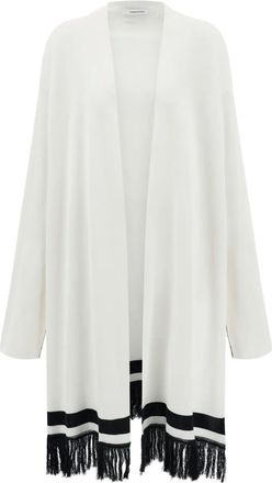 Ferragamo Vest met franje - Wit