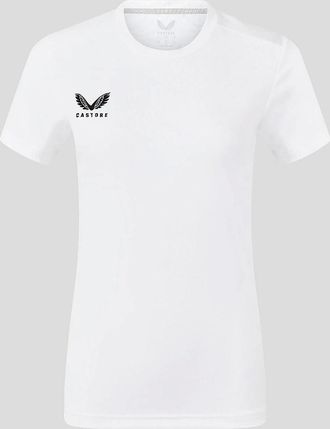 Castore Womens Ss Train T - White - Size: 18