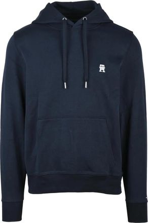 Tommy Hilfiger Hooded Sweatshirt - Heren - Hoodies - Blauw - XL - Katoen - Hoodies & sweatvesten