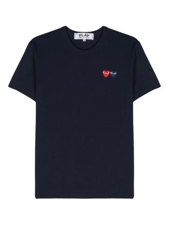Tシャツ・カットソー COMME DES GARCONS Men T Shirts FMT021S24NAVY Dark Blue T-Shirts Comme Des Garçons en Bleu : jusqu'à −40%