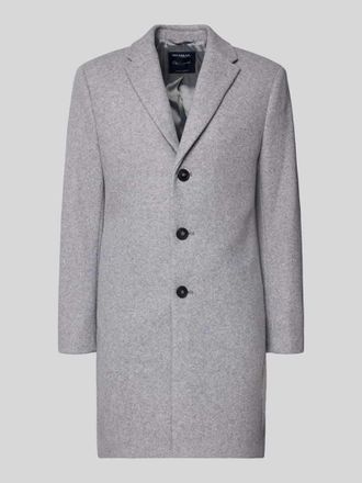 Mc Neal Regular Fit Wollmantel mit Reverskragen in Hellgrau, Gr&ouml;&szlig;e XL