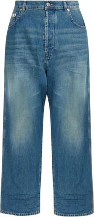 Moschino Wide Jeans - Heren - Loose Fit Jeans - Blauw - S - Jeans